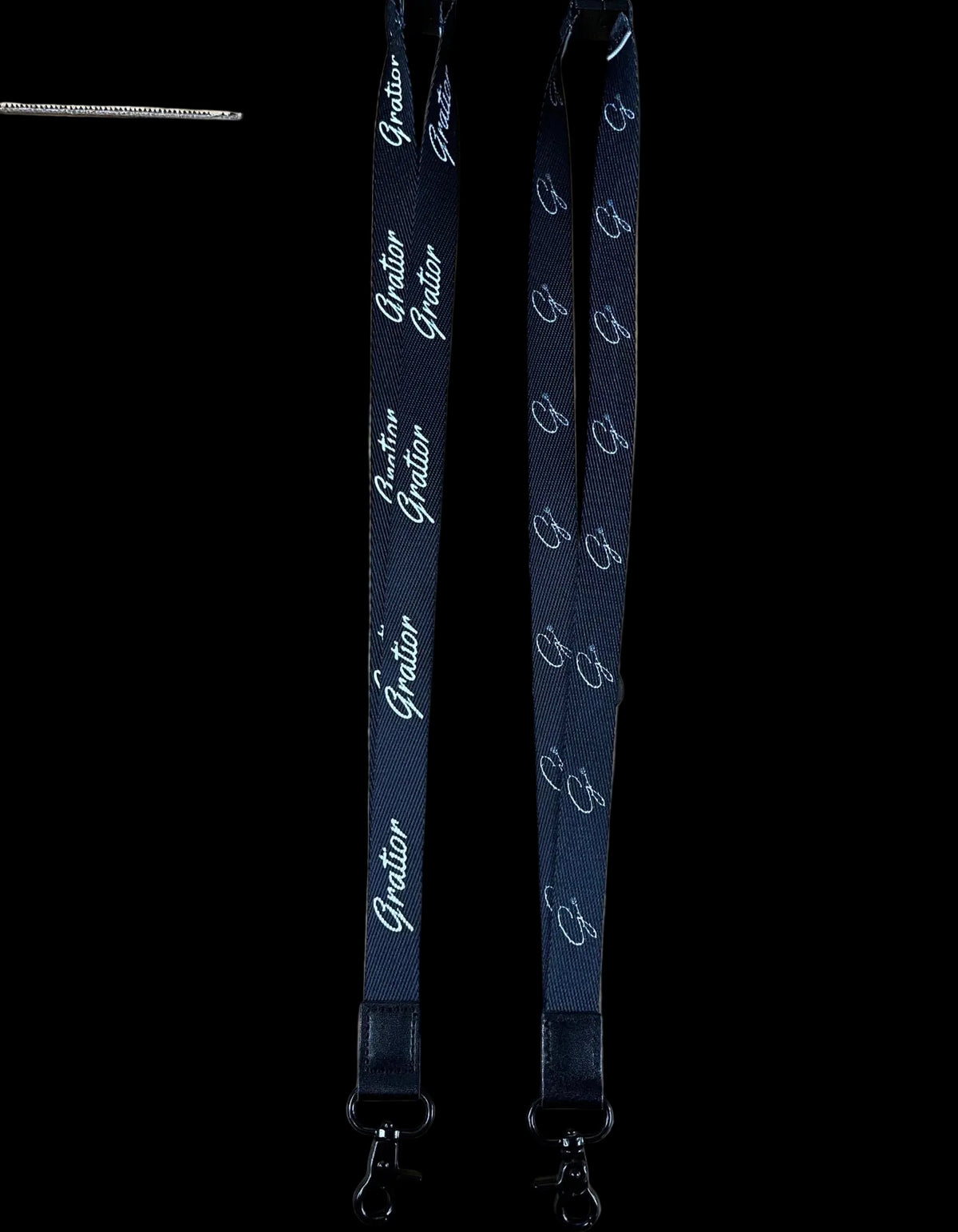 GRATIOR SIGNATURE LANYARD — BLACK