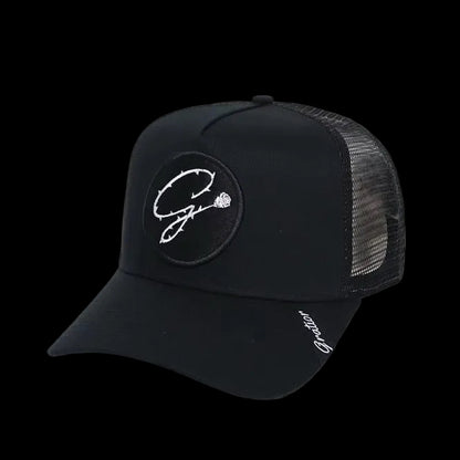 GRATIOR SIGNATURE TRUCKER CAP — BLACK
